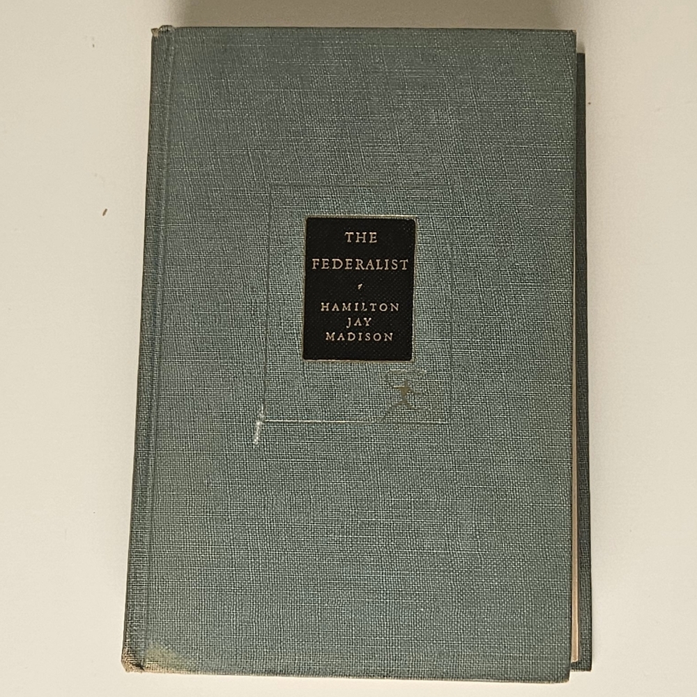 VTG The Federalist Modern Library Hamilton Madison Jay Constitution Essay Book